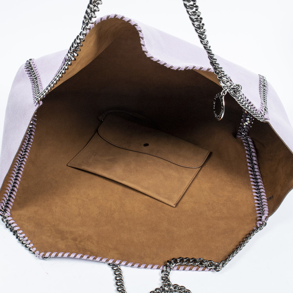 Stella McCartney Large Reversible Oleo Tote   in Light Purple Polyester Canvas - Picture 7 of 7